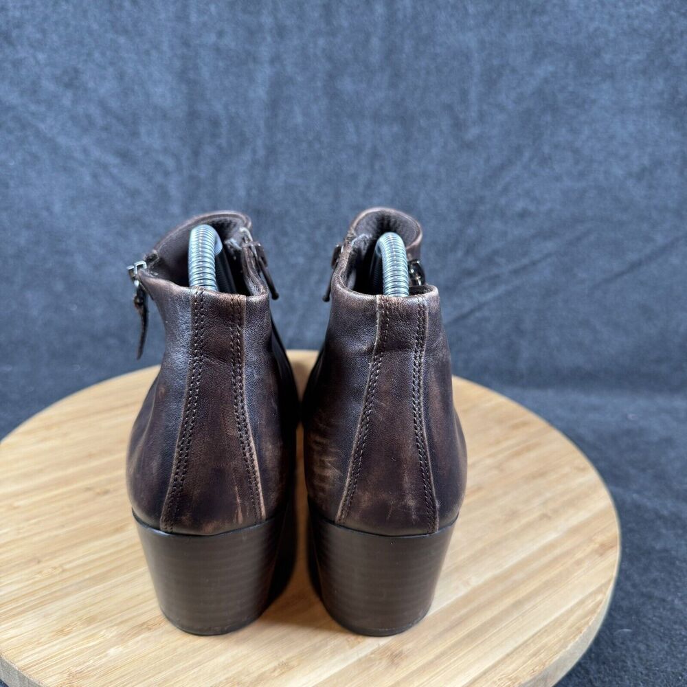 ECCO Shape M 35 Women's Leather Ankle Boot Brown US 10-10.5 / EU 41 - Picture 4 of 8